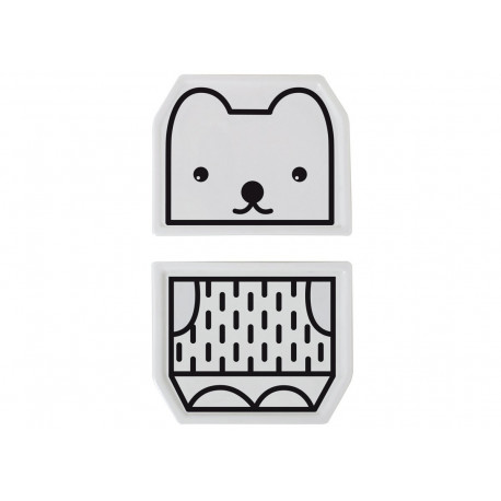 assiettes en procelaine Mix & Match 'ours' assiettes en procelaine Mix & Match 'ours'