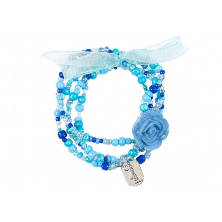 bracelet de perles bleues Carli