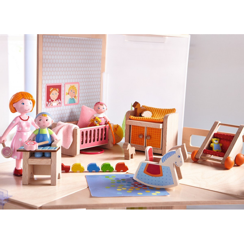 Haba - meubles pour maison de poupée Little Friends 'Chambre d'enfant' - Le  Petit Zèbre