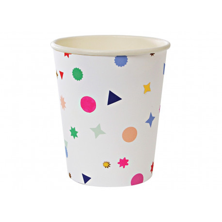 set de 8 gobelets 'charms & harlequins' set de 8 gobelets 'charms & harlequins'