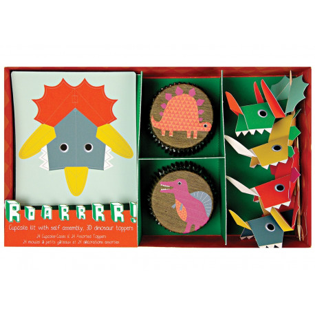 set cupcake dinosaure Roarrr ! set cupcake dinosaure Roarrr !