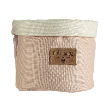 panier en coton Tango bloom pink - small