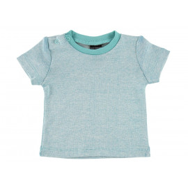 t-shirt bébé sky en coton côtelé