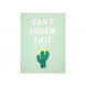 set de 2 affiches 'cactus' & 'can't touch this'