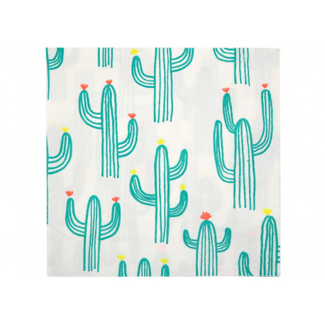 set de 20 serviettes 'cactus large' set de 20 serviettes 'cactus large'