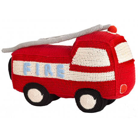 camion de pompier rouge au crochet XL camion de pompier rouge au crochet XL