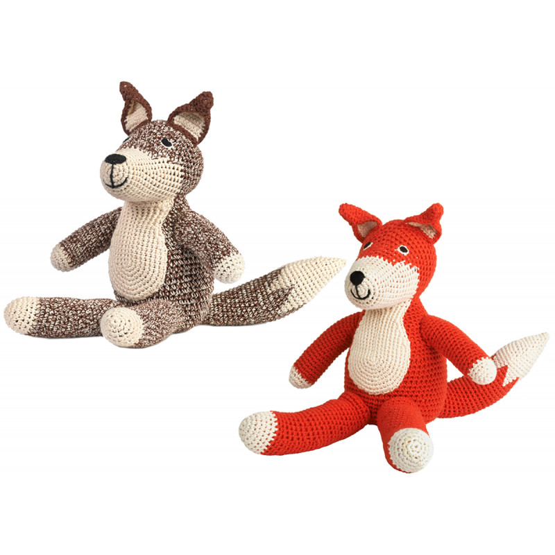 doudou renard crochet