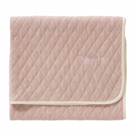 couverture berceau Nordic 'mellow rose' 75x100