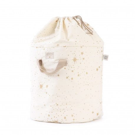 bamboo small sac de rangement gold stella-natural bamboo small sac de rangement gold stella-natural