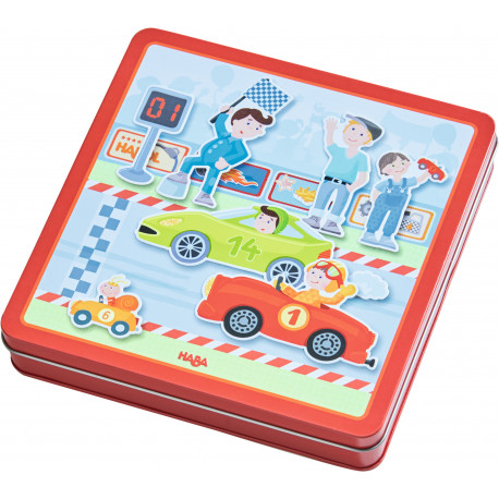 boîte de jeu magnétique Petits Bolides