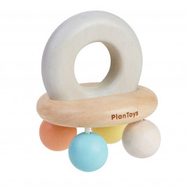 Hochet "Perles" pastel