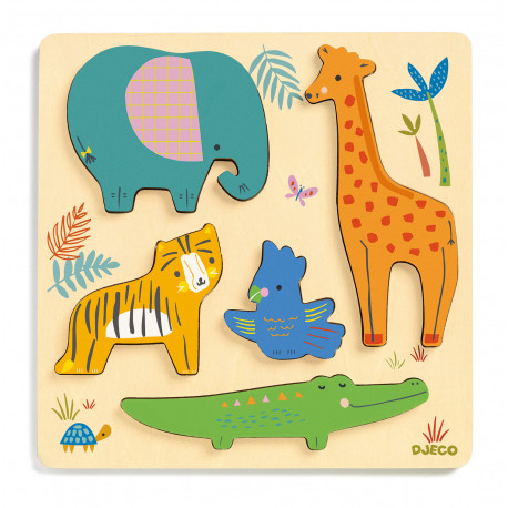 puzzle en relief - Woodyjungle puzzle en relief - Woodyjungle