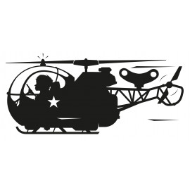 sticker ardoise 'hélicoptère' - Toys for boys