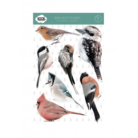 set de 6 stickers muraux 'oiseau' set de 6 stickers muraux 'oiseau'