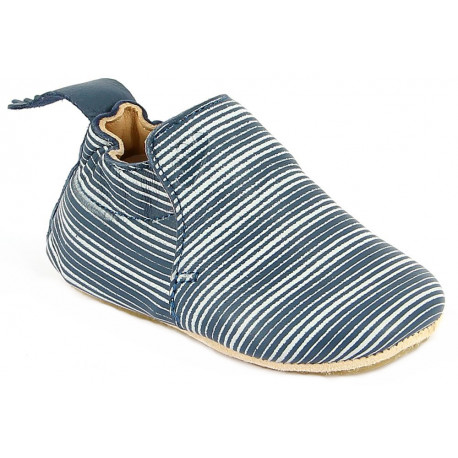 chaussons bébé Blublu - Linea denim/inwi chaussons bébé Blublu - Linea denim/inwi