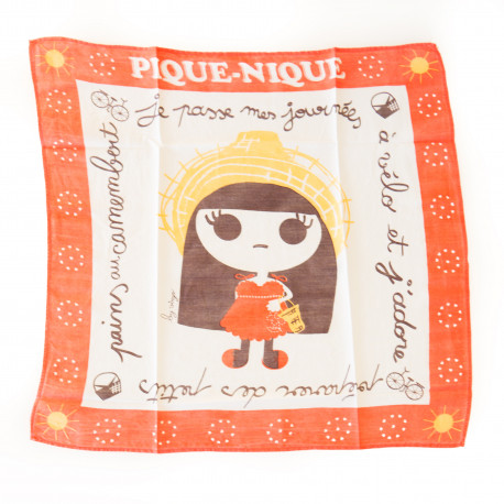 Foulard Pique Nique en coton Bio Foulard Pique Nique en coton Bio