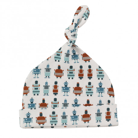 Bonnet en coton BIO - Robots Bonnet en coton BIO - Robots