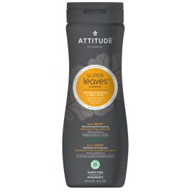Super Leaves : 2 en 1 sport shampooing et gel douche - 473 ml
