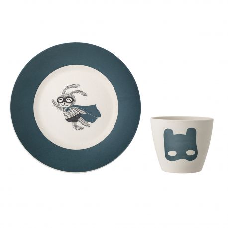 Superhero Serving Set, Green, Bamboo Superhero Serving Set, Green, Bamboo