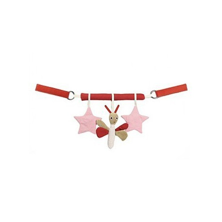 chaîne de poussette Lily le papillon chaîne de poussette Lily le papillon