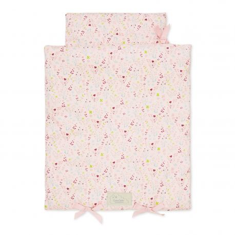 Linge de lit pour lit de poupée - Fleur Linge de lit pour lit de poupée - Fleur