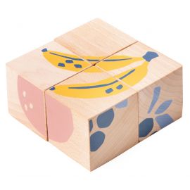 Set de blocs en bois Fruits