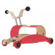 Mini-Flip 3-en-1 trotteur-bébé rouge + rouge + rouge