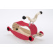 Mini-Flip 3-en-1 trotteur-bébé rouge + rouge + rouge