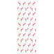Papier peint Tangram Flamingo