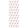 Papier peint Tangram Flamingo