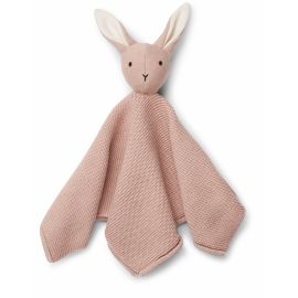 Milo knit doudou Rabbit rose
