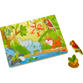 Puzzle musical 6 piÃ¨ces - jungle