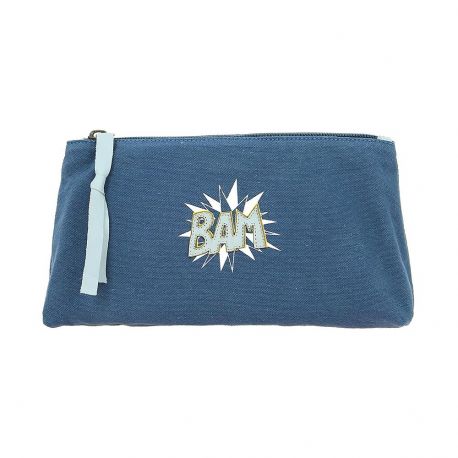 Trousse TROUSSY BAM denim/ecume Trousse TROUSSY BAM denim/ecume