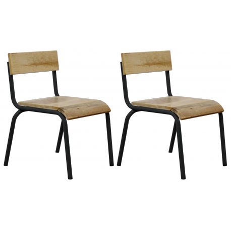 Set de 2 chaises orginal black
