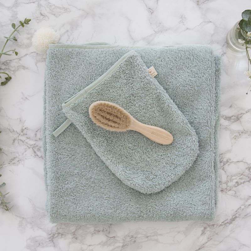 Set De Bain Bebe So Cute Green Le Petit Zebre