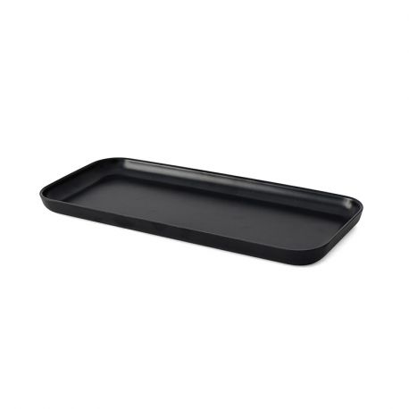 Plateau de rangement multi-usage en bambou black Plateau de rangement multi-usage en bambou black