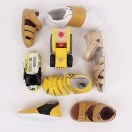 Chaussures Kid+ sum - Boston Trainer White + Chartreuse - 835409
