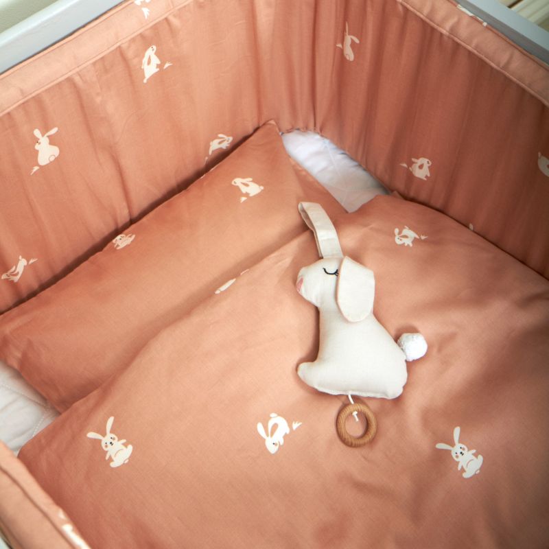 Roommate - Housse de couette lit bébé - Tropical - 100x140 cm - Le