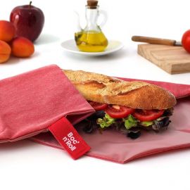 Pochette sandwich lavable et réutilisable - Boc'n'Roll - Eco Red