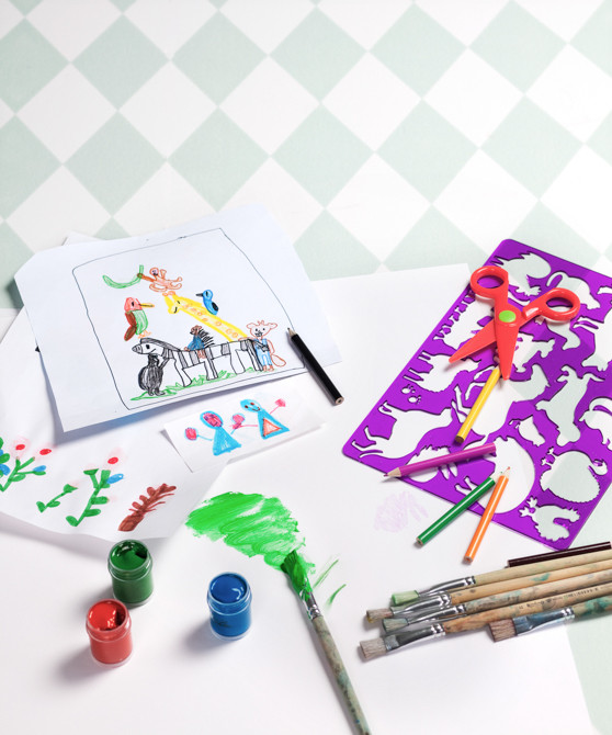 Kit créatif Djeco Peinture Petite barbouille - Peinture enfant - Achat &  prix